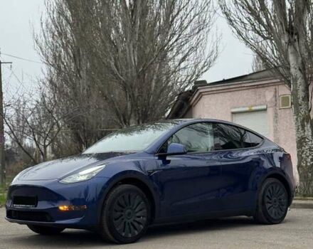 Синий Тесла Model Y, объемом двигателя 0 л и пробегом 27 тыс. км за 25999 $, фото 9 на Automoto.ua