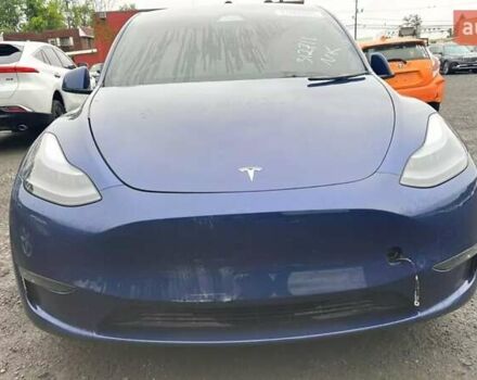 Синий Тесла Model Y, объемом двигателя 0 л и пробегом 5 тыс. км за 30500 $, фото 1 на Automoto.ua