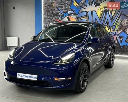 Синий Тесла Model Y, объемом двигателя 0 л и пробегом 8 тыс. км за 34199 $, фото 2 на Automoto.ua