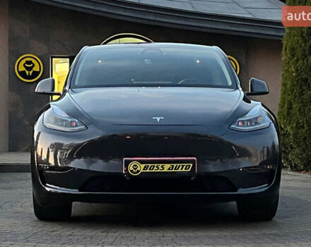 Синий Тесла Model Y, объемом двигателя 0 л и пробегом 24 тыс. км за 33850 $, фото 1 на Automoto.ua