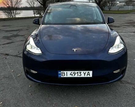 Синий Тесла Model Y, объемом двигателя 0 л и пробегом 43 тыс. км за 27500 $, фото 11 на Automoto.ua