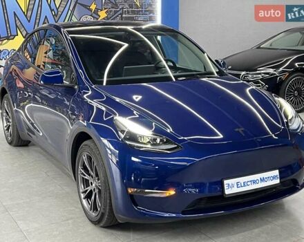 Синий Тесла Model Y, объемом двигателя 0 л и пробегом 8 тыс. км за 34199 $, фото 6 на Automoto.ua