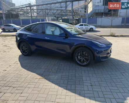 Синий Тесла Model Y, объемом двигателя 0 л и пробегом 12 тыс. км за 31500 $, фото 5 на Automoto.ua