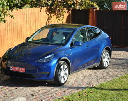 Синій Тесла Model Y, об'ємом двигуна 0 л та пробігом 24 тис. км за 26400 $, фото 43 на Automoto.ua