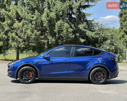 Синий Тесла Model Y, объемом двигателя 0 л и пробегом 9 тыс. км за 29999 $, фото 5 на Automoto.ua