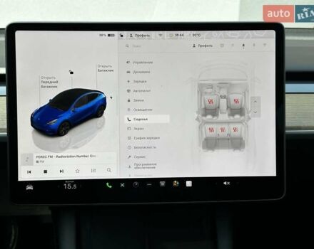 Синий Тесла Model Y, объемом двигателя 0 л и пробегом 16 тыс. км за 29999 $, фото 20 на Automoto.ua