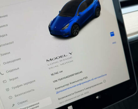 Синій Тесла Model Y, об'ємом двигуна 0 л та пробігом 16 тис. км за 29900 $, фото 24 на Automoto.ua