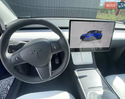 Синий Тесла Model Y, объемом двигателя 0 л и пробегом 6 тыс. км за 31900 $, фото 8 на Automoto.ua