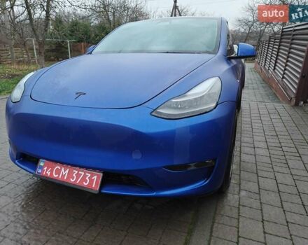 Синій Тесла Model Y, об'ємом двигуна 0 л та пробігом 14 тис. км за 29800 $, фото 5 на Automoto.ua