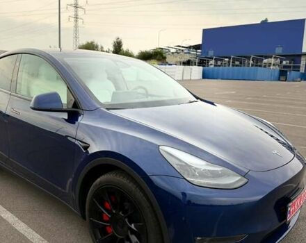 Синий Тесла Model Y, объемом двигателя 0 л и пробегом 7 тыс. км за 34900 $, фото 1 на Automoto.ua