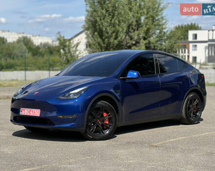 Синий Тесла Model Y, объемом двигателя 0 л и пробегом 9 тыс. км за 29999 $, фото 14 на Automoto.ua