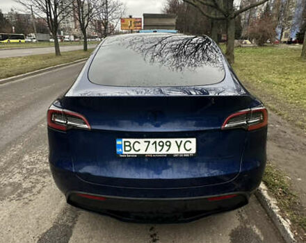 Синій Тесла Model Y, об'ємом двигуна 0 л та пробігом 38 тис. км за 25500 $, фото 5 на Automoto.ua