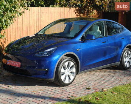 Синій Тесла Model Y, об'ємом двигуна 0 л та пробігом 24 тис. км за 26400 $, фото 8 на Automoto.ua