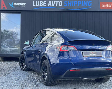 Синий Тесла Model Y, объемом двигателя 0 л и пробегом 6 тыс. км за 31900 $, фото 4 на Automoto.ua