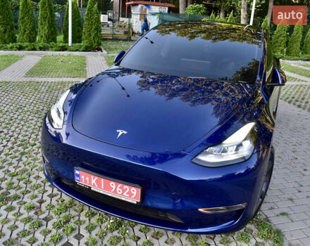 Синий Тесла Model Y, объемом двигателя 0 л и пробегом 7 тыс. км за 33500 $, фото 2 на Automoto.ua