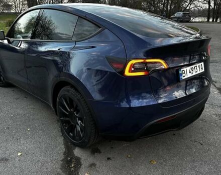 Синий Тесла Model Y, объемом двигателя 0 л и пробегом 43 тыс. км за 27500 $, фото 2 на Automoto.ua