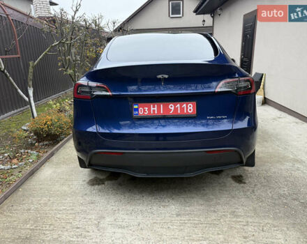 Синий Тесла Model Y, объемом двигателя 0 л и пробегом 9 тыс. км за 26900 $, фото 6 на Automoto.ua