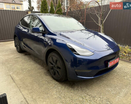 Синий Тесла Model Y, объемом двигателя 0 л и пробегом 9 тыс. км за 26900 $, фото 1 на Automoto.ua