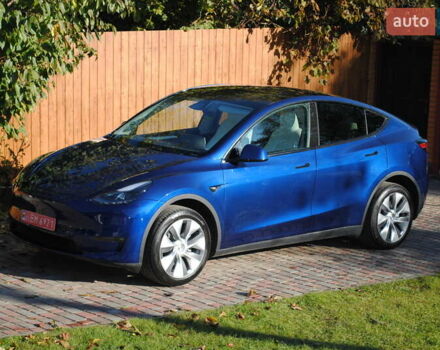 Синій Тесла Model Y, об'ємом двигуна 0 л та пробігом 24 тис. км за 26400 $, фото 1 на Automoto.ua