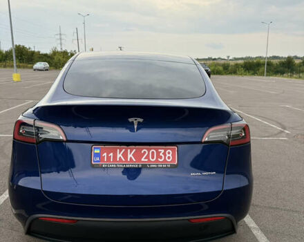 Синий Тесла Model Y, объемом двигателя 0 л и пробегом 7 тыс. км за 34900 $, фото 10 на Automoto.ua