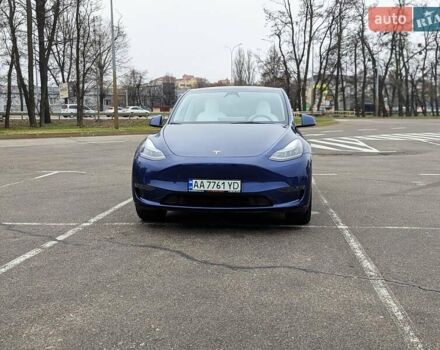 Синій Тесла Model Y, об'ємом двигуна 0 л та пробігом 1 тис. км за 32950 $, фото 1 на Automoto.ua