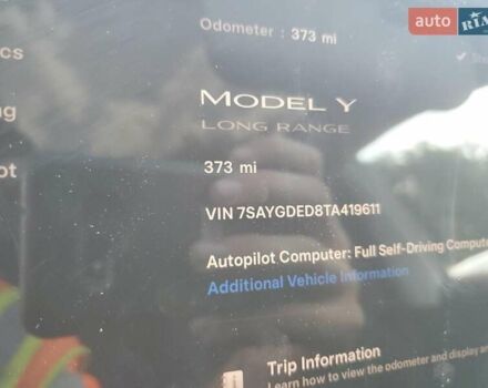 Синий Тесла Model Y, объемом двигателя 0 л и пробегом 1 тыс. км за 35000 $, фото 20 на Automoto.ua