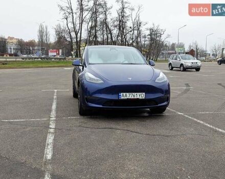 Синій Тесла Model Y, об'ємом двигуна 0 л та пробігом 1 тис. км за 32950 $, фото 2 на Automoto.ua
