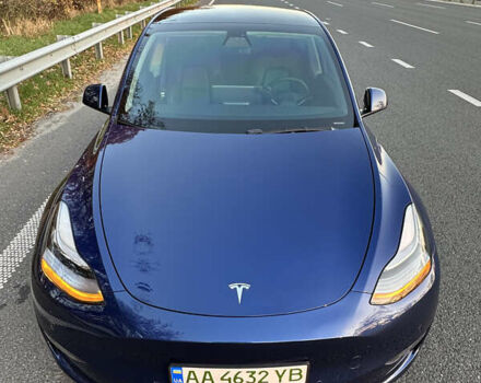 Синий Тесла Model Y, объемом двигателя 0 л и пробегом 56 тыс. км за 21900 $, фото 1 на Automoto.ua