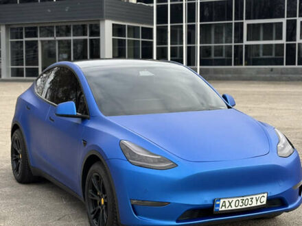 Тесла Model Y 2020 в Харькове на Automoto.ua Синий Тесла Model Y, объемом двигателя 0 л и пробегом 55 тыс. км за 23800 $, фото 1 на Automoto.ua