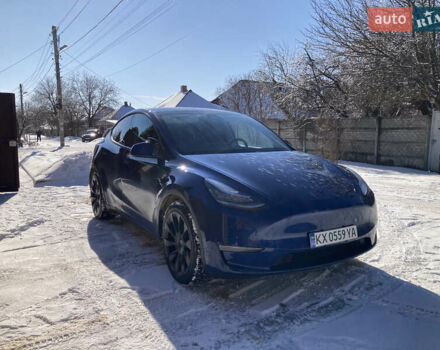 Синий Тесла Model Y, объемом двигателя 0 л и пробегом 120 тыс. км за 23000 $, фото 1 на Automoto.ua