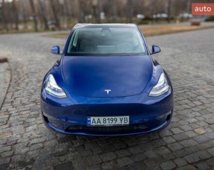 Синий Тесла Model Y, объемом двигателя 0 л и пробегом 127 тыс. км за 21500 $, фото 1 на Automoto.ua