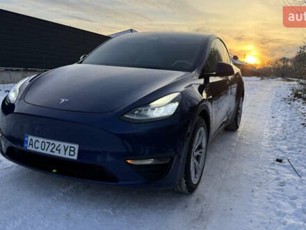 Синий Тесла Model Y, объемом двигателя 0 л и пробегом 211 тыс. км за 19999 $, фото 1 на Automoto.ua
