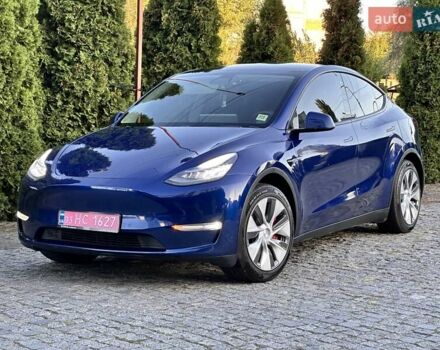 Синій Тесла Model Y, об'ємом двигуна 0 л та пробігом 163 тис. км за 20900 $, фото 1 на Automoto.ua