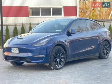 Синий Тесла Model Y, объемом двигателя 0 л и пробегом 171 тыс. км за 18200 $, фото 1 на Automoto.ua