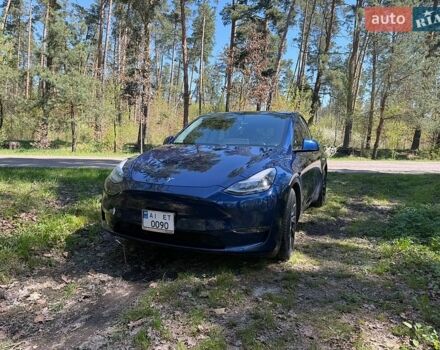 Синий Тесла Model Y, объемом двигателя 0 л и пробегом 105 тыс. км за 21999 $, фото 1 на Automoto.ua