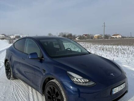 Синій Тесла Model Y, об'ємом двигуна 0 л та пробігом 88 тис. км за 21699 $, фото 1 на Automoto.ua
