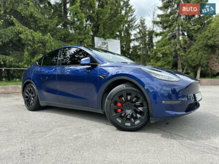 Тесла Model Y 2020 в Львове на Automoto.ua Синий Тесла Model Y, объемом двигателя 0 л и пробегом 57 тыс. км за 22900 $, фото 1 на Automoto.ua