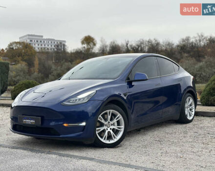 Тесла Model Y 2020 в Днепре (Днепропетровске) на Automoto.ua Синий Тесла Model Y, объемом двигателя 0 л и пробегом 78 тыс. км за 21999 $, фото 1 на Automoto.ua