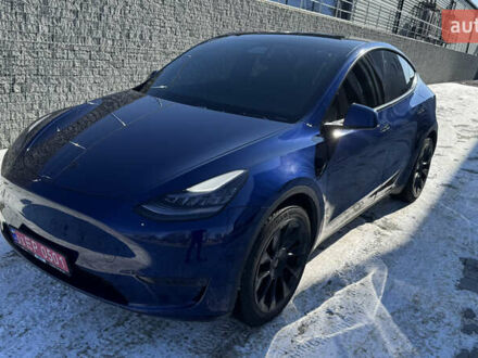 Тесла Model Y 2020 в Луцке на Automoto.ua Синий Тесла Model Y, объемом двигателя 0 л и пробегом 83 тыс. км за 19900 $, фото 1 на Automoto.ua