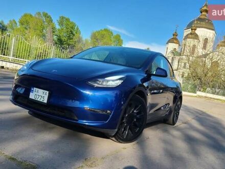 Тесла Model Y 2020 в Днепре (Днепропетровске) на Automoto.ua Синий Тесла Model Y, объемом двигателя 0 л и пробегом 110 тыс. км за 24900 $, фото 1 на Automoto.ua