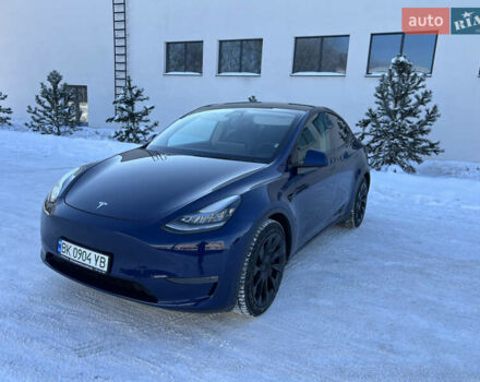 Синий Тесла Model Y, объемом двигателя 0 л и пробегом 156 тыс. км за 20999 $, фото 1 на Automoto.ua