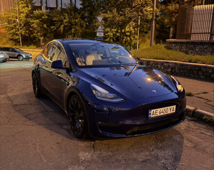 Синий Тесла Model Y, объемом двигателя 0 л и пробегом 30 тыс. км за 23400 $, фото 1 на Automoto.ua