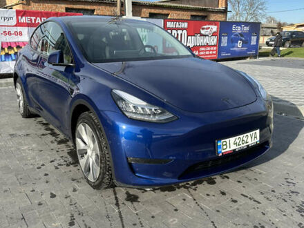 Синій Тесла Model Y, об'ємом двигуна 0 л та пробігом 51 тис. км за 23499 $, фото 1 на Automoto.ua