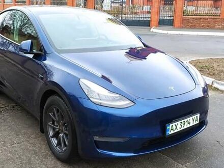 Тесла Model Y 2020 в Харькове на Automoto.ua Синий Тесла Model Y, объемом двигателя 0 л и пробегом 54 тыс. км за 24500 $, фото 1 на Automoto.ua