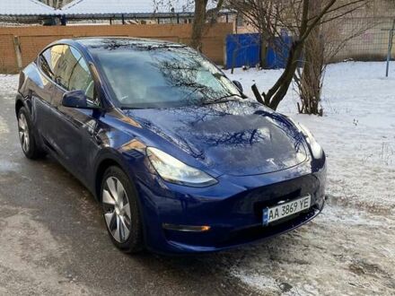 Синій Тесла Model Y, об'ємом двигуна 0 л та пробігом 135 тис. км за 22900 $, фото 1 на Automoto.ua