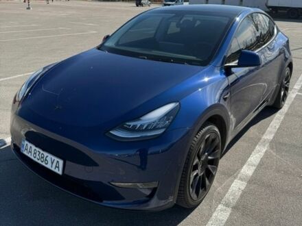Синій Тесла Model Y, об'ємом двигуна 0 л та пробігом 77 тис. км за 21000 $, фото 1 на Automoto.ua