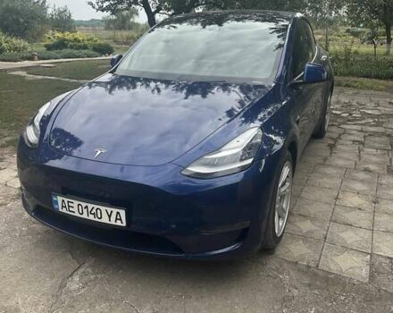 Синий Тесла Model Y, объемом двигателя 0 л и пробегом 78 тыс. км за 23000 $, фото 1 на Automoto.ua