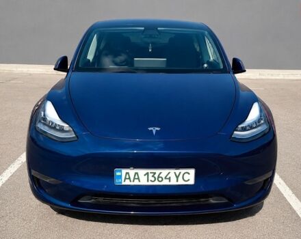 Синий Тесла Model Y, объемом двигателя 0 л и пробегом 78 тыс. км за 22000 $, фото 1 на Automoto.ua