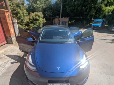 Синий Тесла Model Y, объемом двигателя 0 л и пробегом 103 тыс. км за 22500 $, фото 1 на Automoto.ua