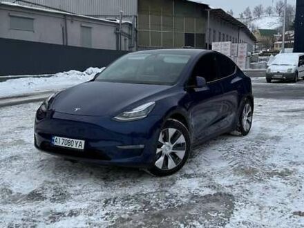 Синій Тесла Model Y, об'ємом двигуна 0 л та пробігом 99 тис. км за 24500 $, фото 1 на Automoto.ua